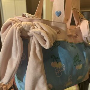 Juicy Couture Pink and Blue Tote Bag